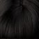 Gisela Mayer Pony 166 Long Echthaar Haarteil 10 x 5 cm: black-1b
